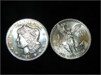 2x .999 Fine Silver Rounds - Morgan Coin
