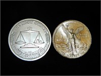2x .999 Fine Silver Rounds - Scale of Justice