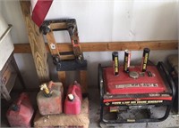 Generator grease dollys gas cans