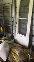 2 storm doors conduit play sand