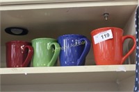 ASSORTED COLOR MUGS