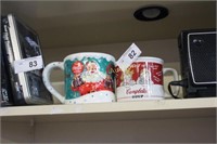 COCA-COLA AND CAMPBELLS MUGS