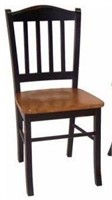 Black/Oak Shaker Style Dining Chair