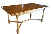 Ethan Allen Maple Draw Leaf Dining Table