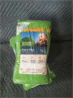 3 Packs Size 1 Free & Clear Diapers