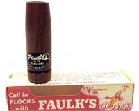 Vintage Faulk's Quail Call