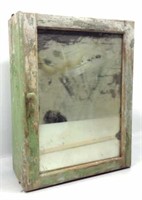 Antique Medicine Cabinet W/Mirror