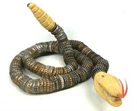 Handmade Bottle-Cap Snake