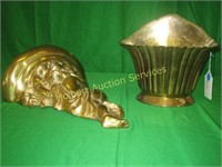 BRASS WALL SCONCE