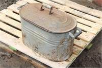 Vintage Tin Boiler with Lid
