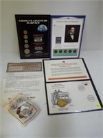 TRAY - 1971 US COINS AMERICA'S ADVENTURE IN SPACE