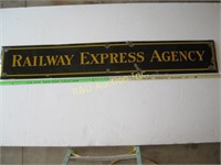 Railway Express Agency Porcelain Sign (12" x 72")
