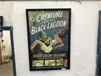 FRAMED REPRODUCTION MOVIE POSTER "CREATURE