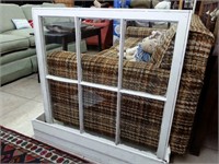 Antique window with planter