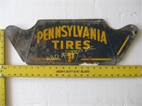 Pennsylvania Tires Metal Display Sign