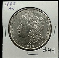 1888  Morgan Dollar  AU
