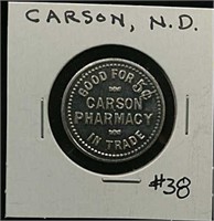 Carson Pharmacy  Carson, ND  Token