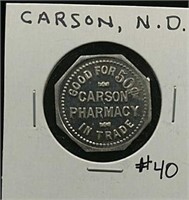 Carson Pharmacy  Carson, ND Token