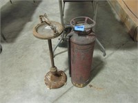 Fire Extinguisher And Ashtray