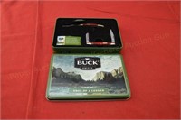 Buck Pocket Knives in Collector's Tin