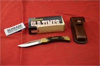 Schrade Old Timer Pocket Knife with Sheath