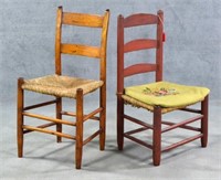 Pair Of Country Side Chairs