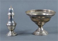 Sterling Weighted Shaker & Small Bowl