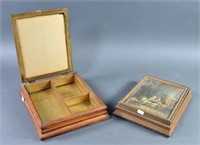 Two Wooden Jewelry Boxes