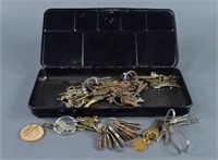 Metal Strong Box and Keys