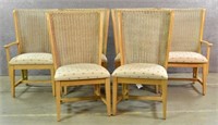 Set Of Six Dining Chairs (Two Armchairs)