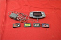 Gameboy Advance with 4 Games