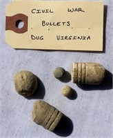 Civil War Bullets Dug Up in Virginia