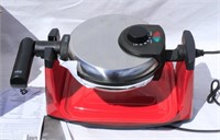 New Re-gift Flip Waffle Maker Red