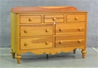 Stained Hardwood Double Dresser