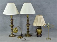Four Table Lamps