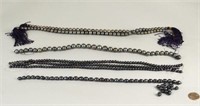 Group Black Silver Cultured Saltwater Pearls