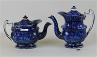 Historical Staffordshire Teapot & Coffee Pot