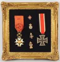 Group Six Framed Continental War Medals