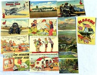 12 Vintage Unused Post Cards Most Linen