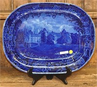 Staffordshire Platter "Lafayette's Residence"