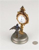 Illinois Gold Filled Pocket Watch On Stand