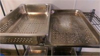 (1) 1" and  (1) 4"Perforated Hotel Pans