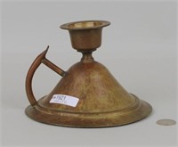 Russian Copper & Brass Weighted Candlestick