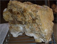 Large Rock, Matrix with Embedded Crystals