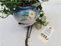 Hanging Blue Flower Planter/Pot