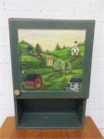 Hand Painted Medicine Cabinet