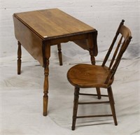 2pc Maple Table & Chair