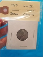 1943 WWII STEEL CENTS
