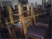 Lot of Mexican Bar stools and Chairs (40)