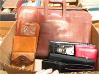VINTAGE LEATHER BRIEFCASES-LEATHER COACH BAG